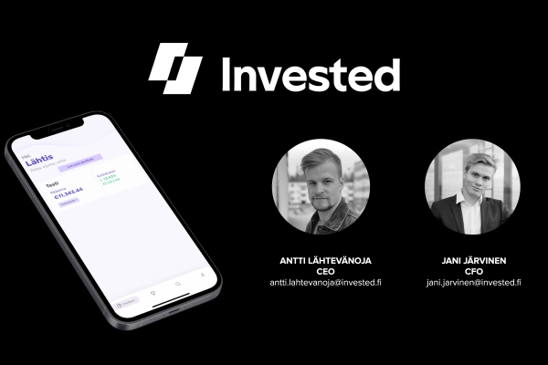 Invested-sovellus edennyt testaukseen